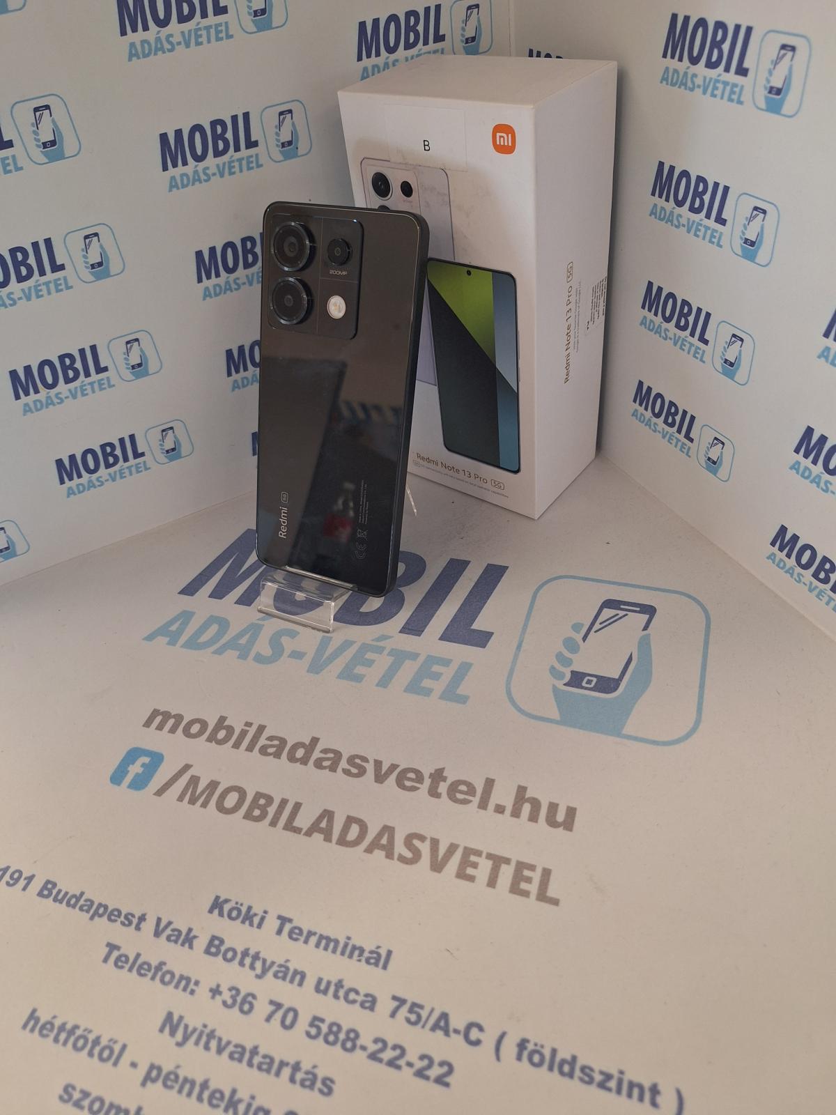 Xiaomi Redmi Note 13 Pro 5G Kártyafüggetlen 256 GB 8 GB Ram, 12 hó garancia