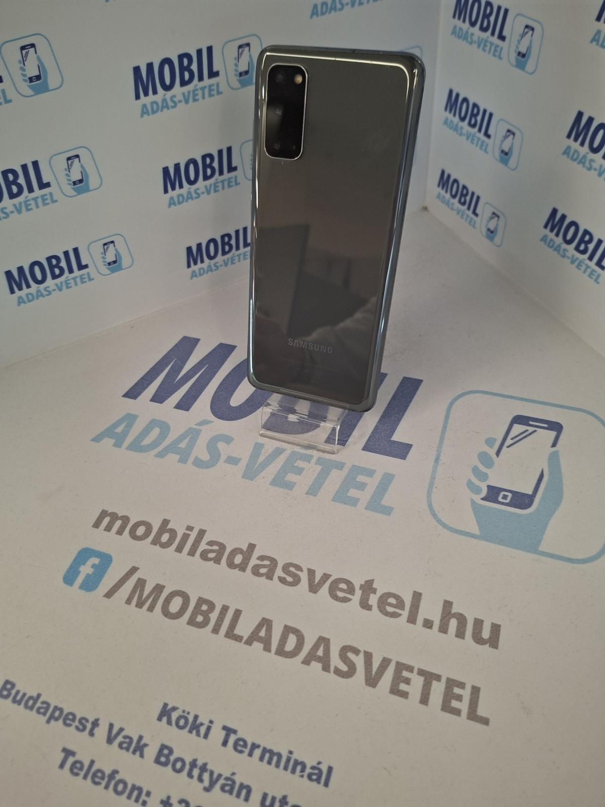 Samsung Galaxy S20 Kártyafüggetlen 128 GB, 12 hó garancia