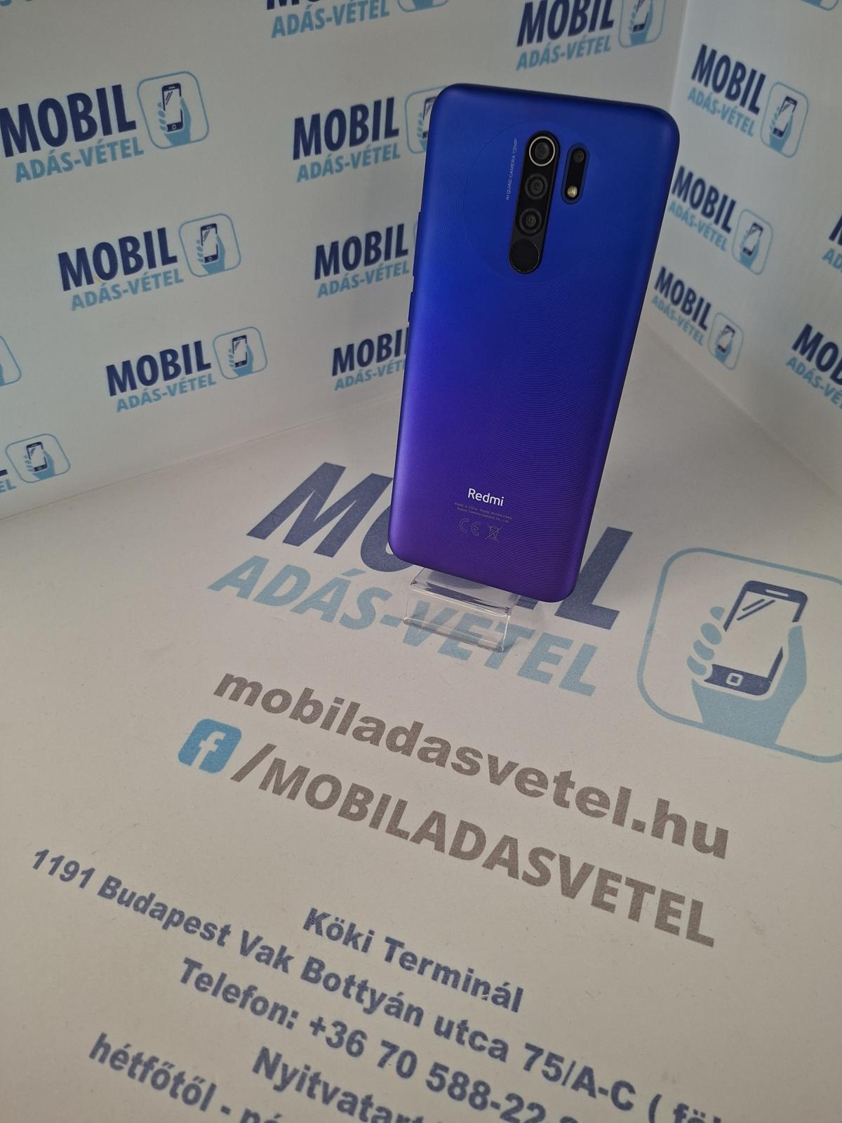 Redmi 9 Kártyafüggetlen 64 GB, 12 hó garancia