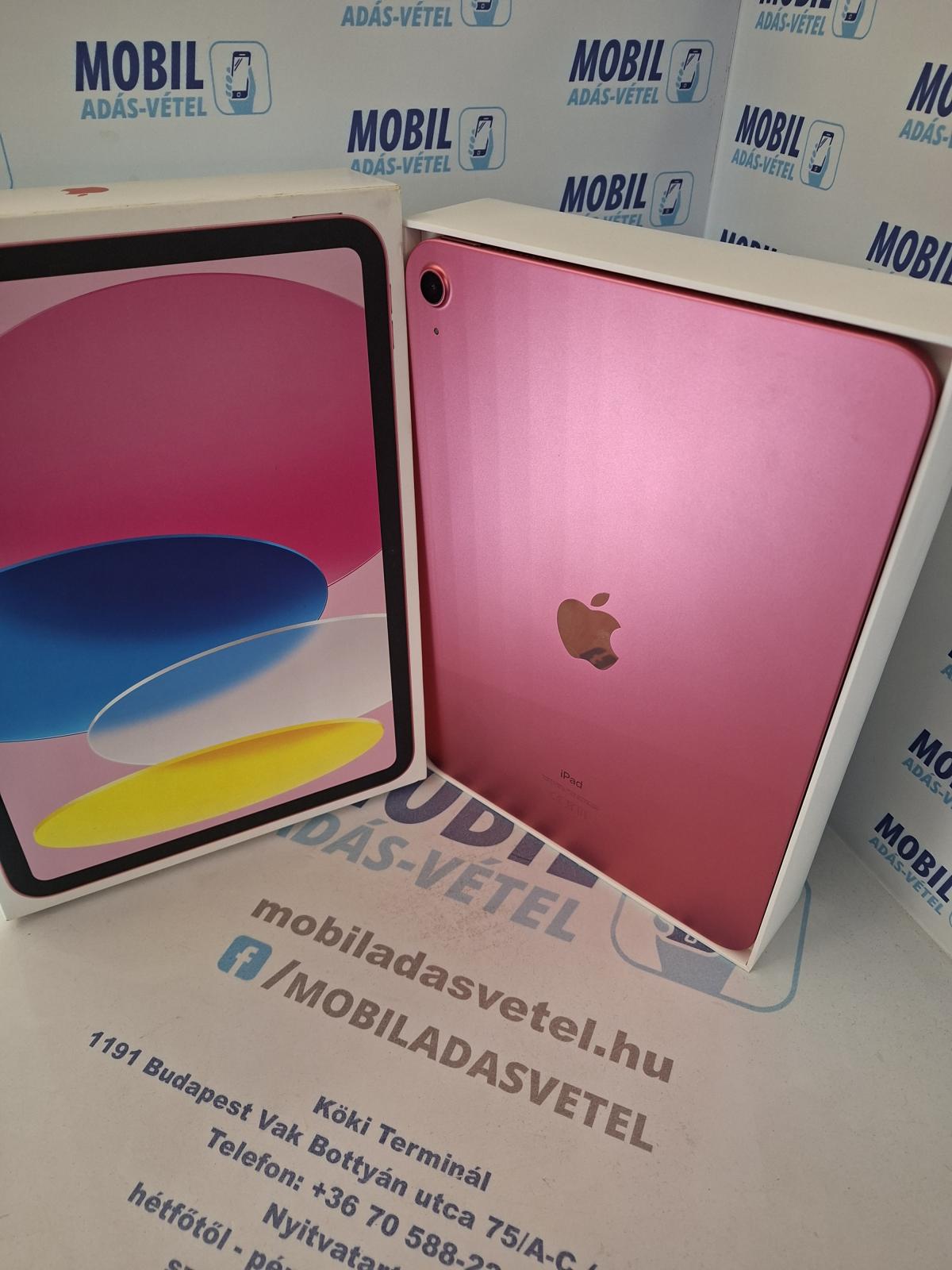 Apple iPad 10th Gen Wi-Fi 64 GB, 12 hó garancia