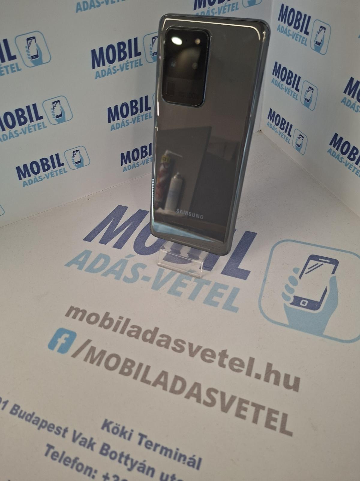 Samsung Galaxy S20 Ultra Kártyafüggetlen 128 GB, 12 hó garancia