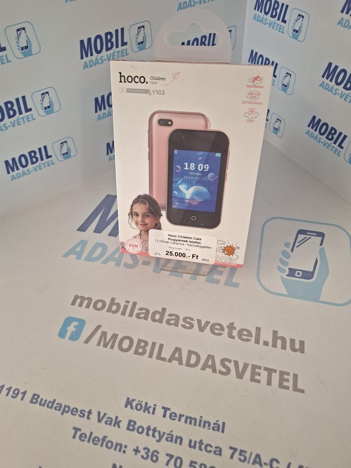 Kid Phone Kártyafüggetlen, 12 hó garancia