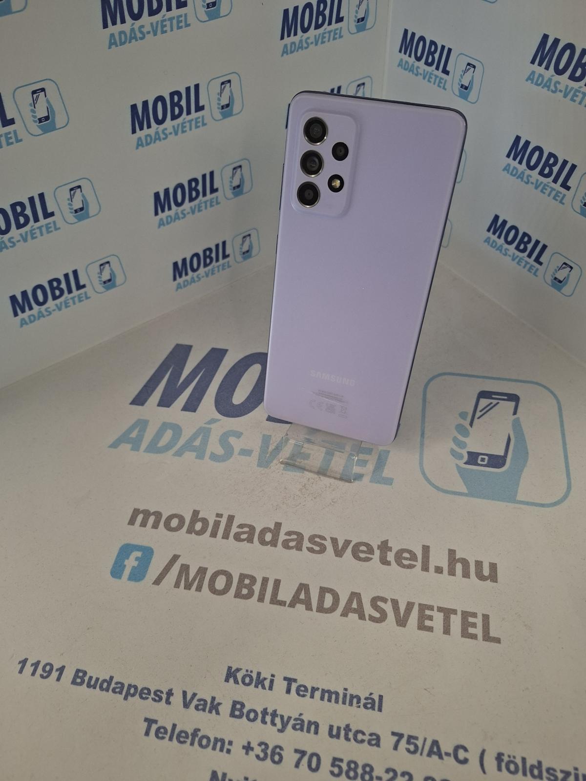 Samsung Galaxy A52 4G Kártyafüggetlen 128 GB 8 GB Ram, 12 hó garancia