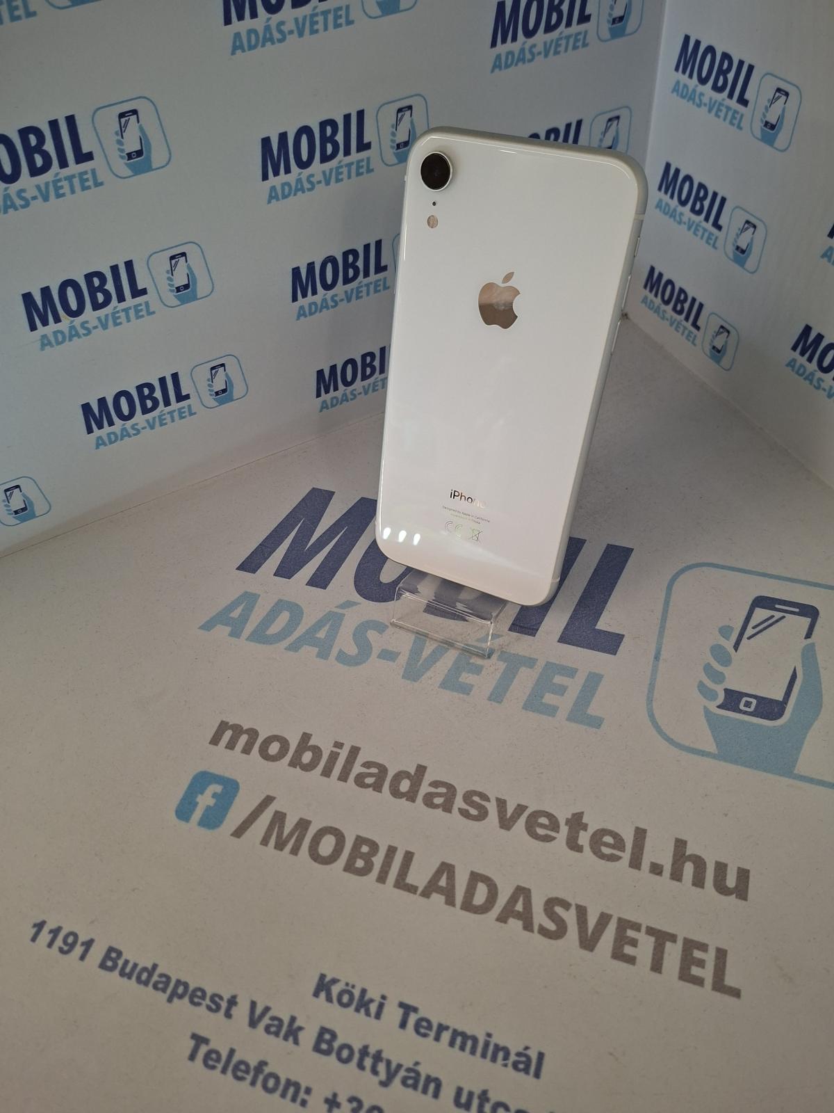 Apple iPhone XR Kártyafüggetlen 64 GB, 12 hó garancia