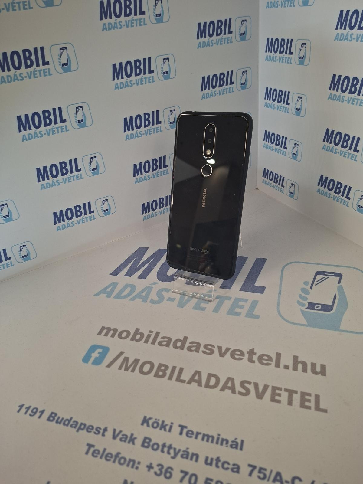Nokia 6.1 Plus Kártyafüggetlen 64 GB, 12 hó garancia
