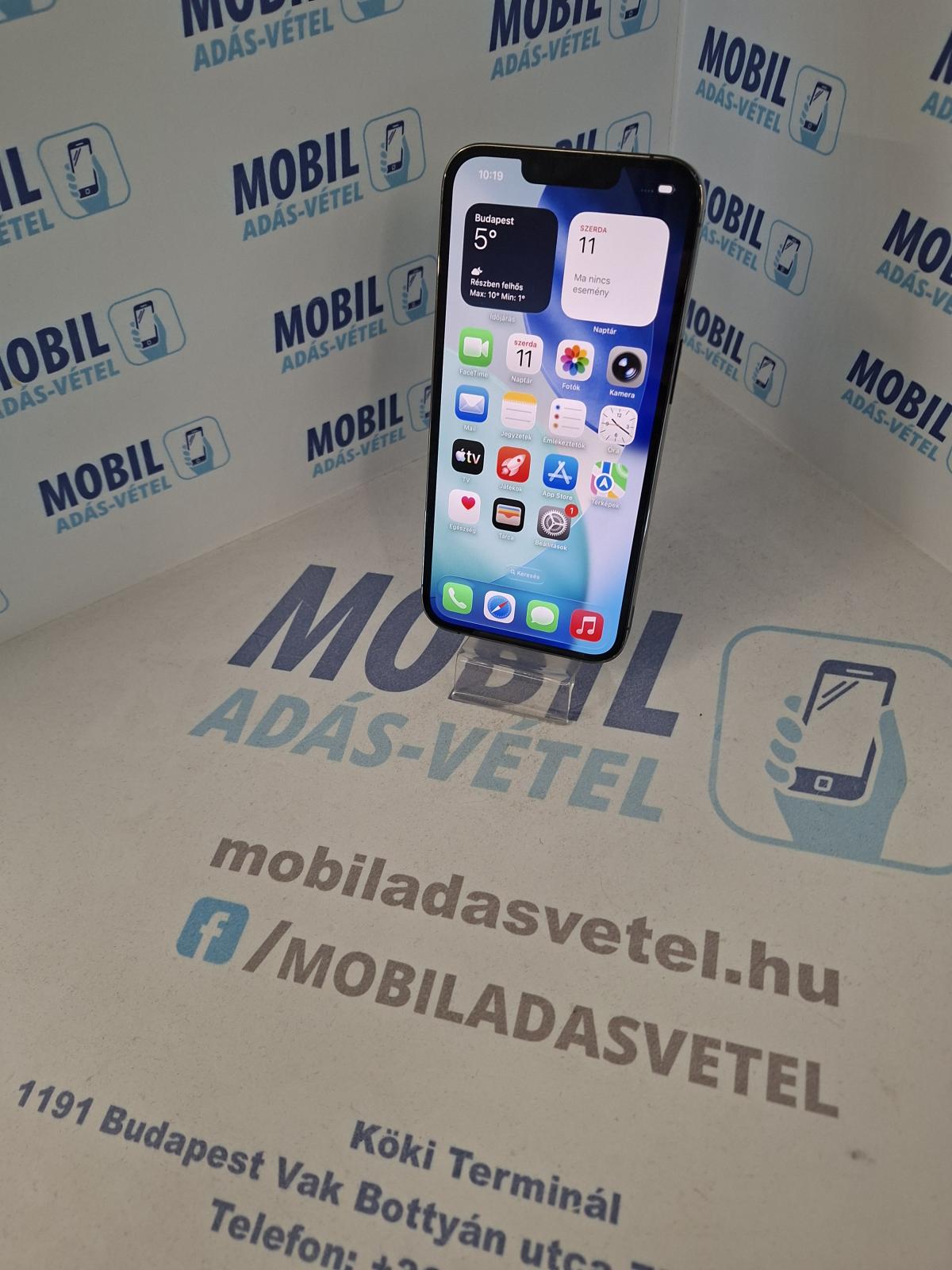 Apple iPhone 13 Pro Kártyafüggetlen 256 GB, 12 hó garancia