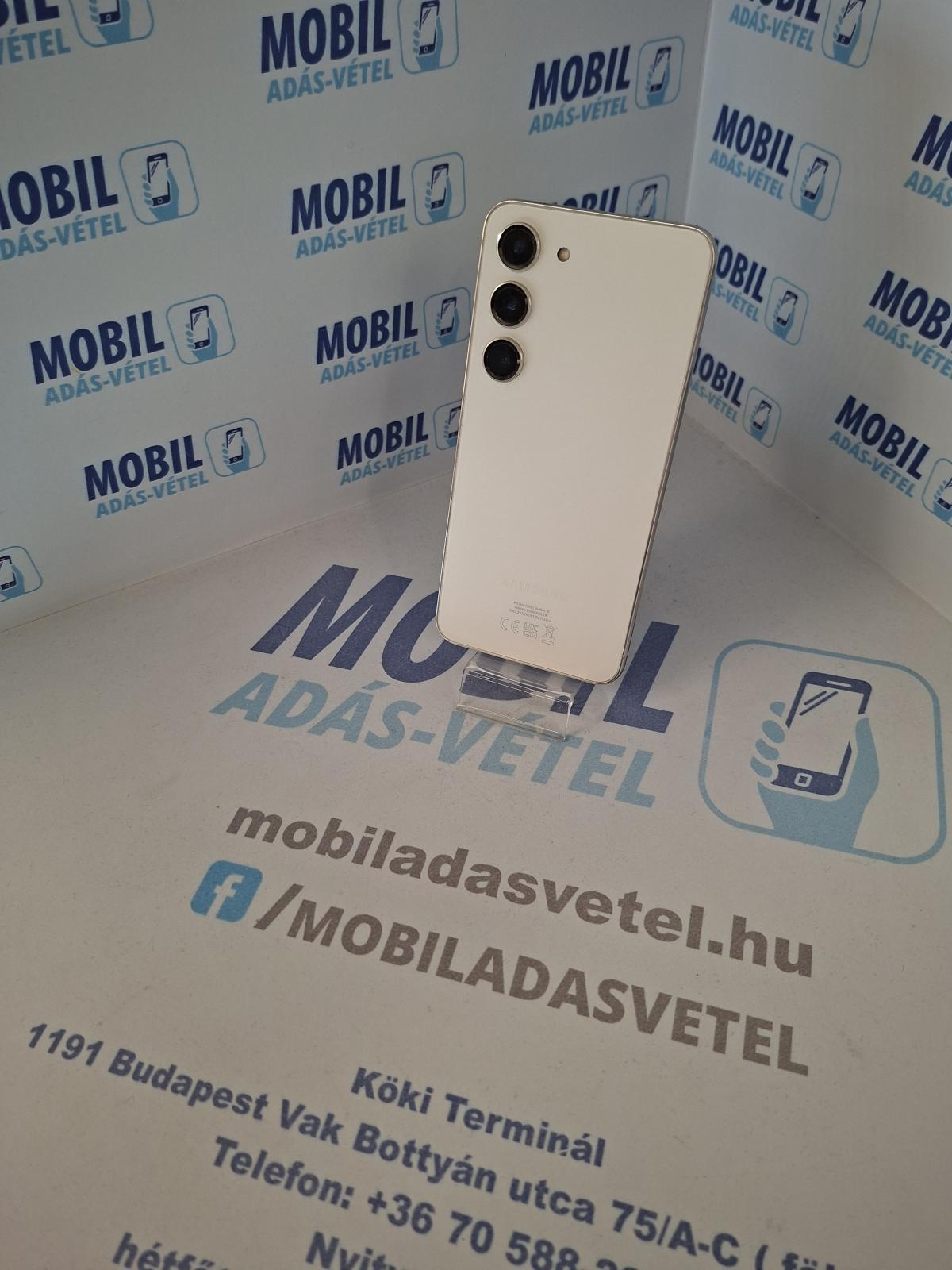 Samsung Galaxy S23 Kártyafüggetlen 256 GB 8 GB Ram, 12 hó garancia