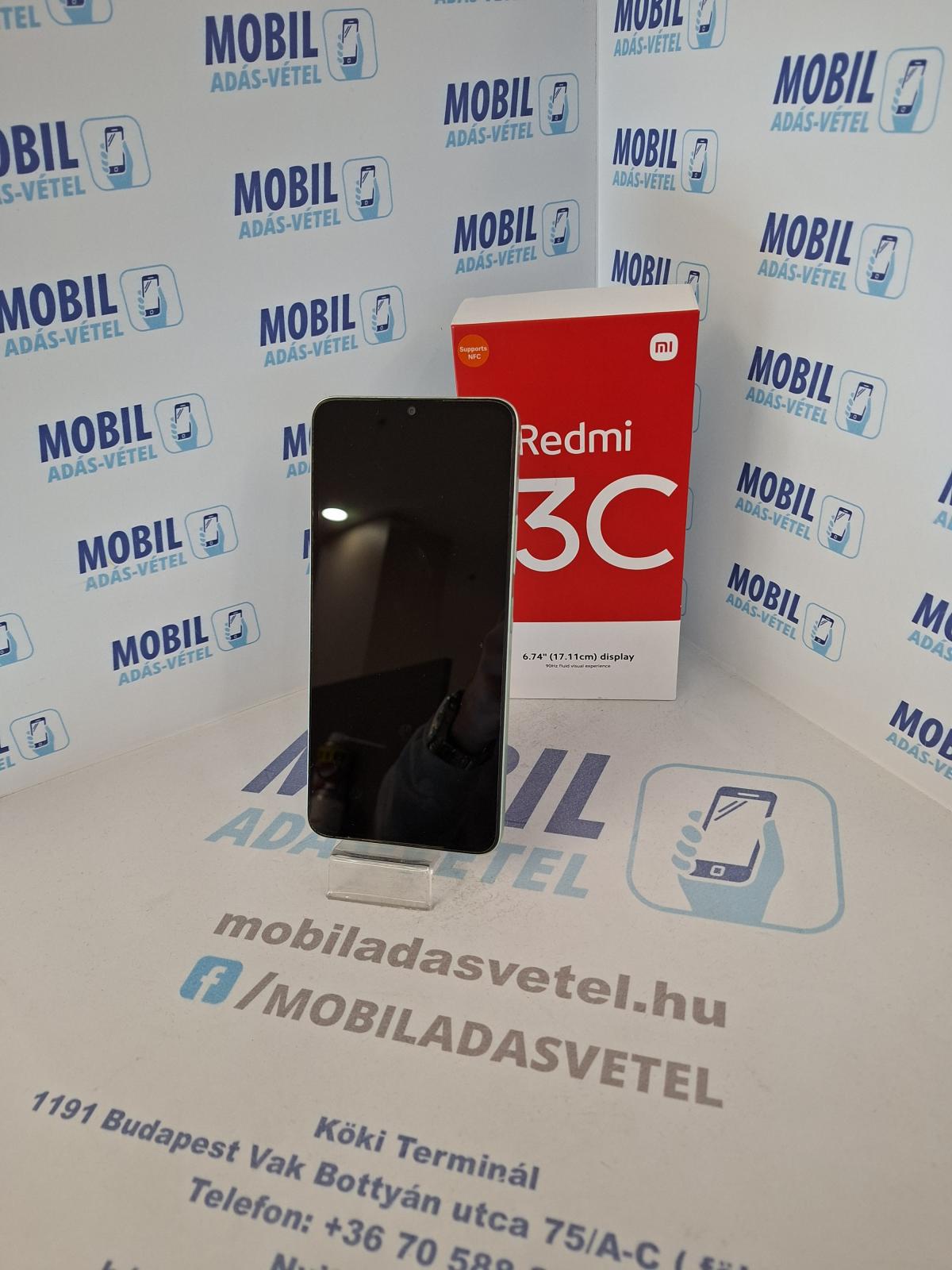 Xiaomi Redmi 13C Kártyafüggetlen 128 GB, 12 hó garancia