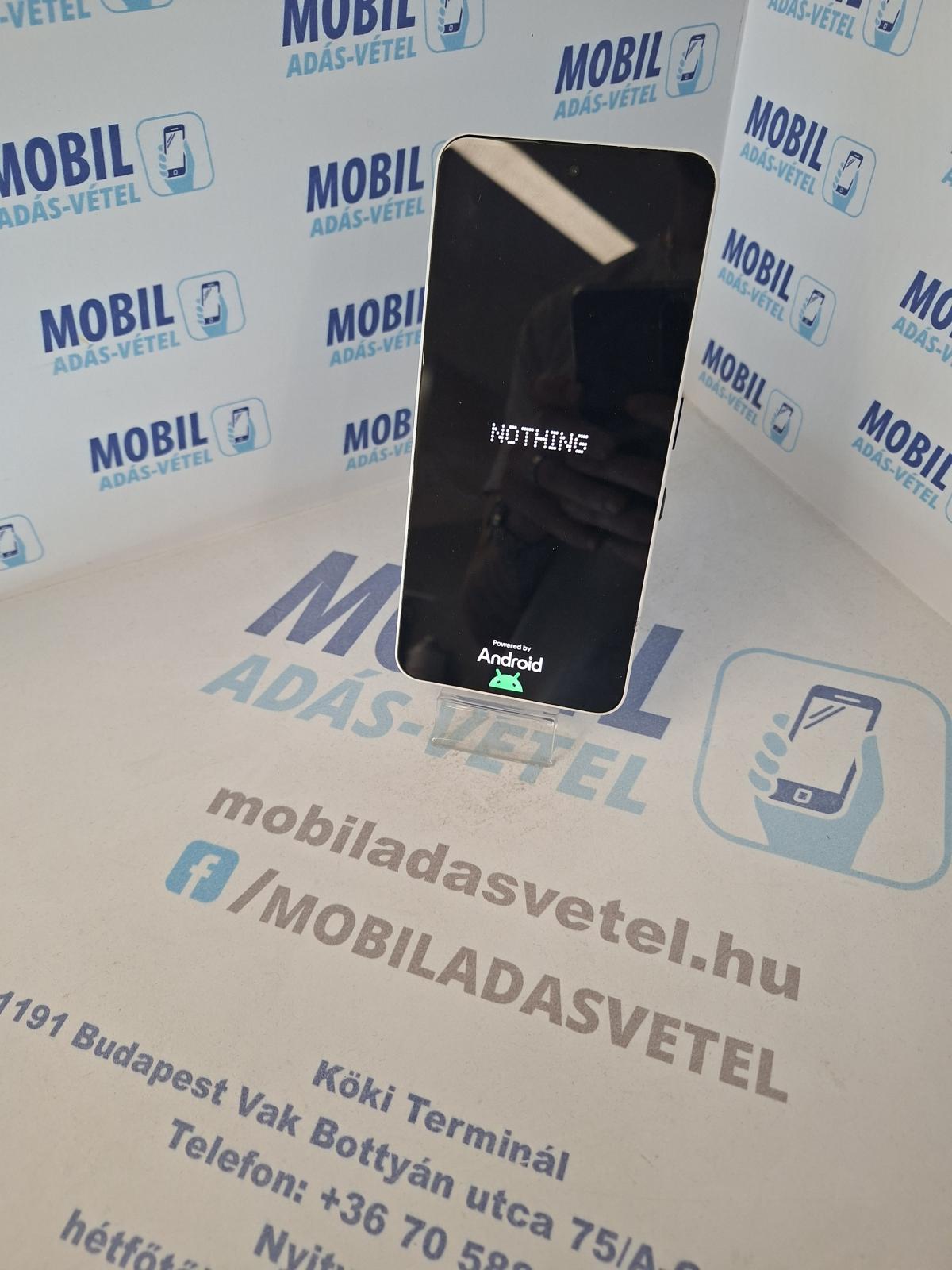 Nothing Phone 3A Kártyafüggetlen 128 GB, 12 hó garancia