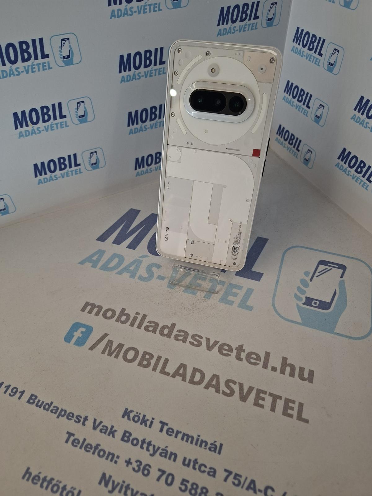 Nothing Phone 3A Kártyafüggetlen 128 GB, 12 hó garancia