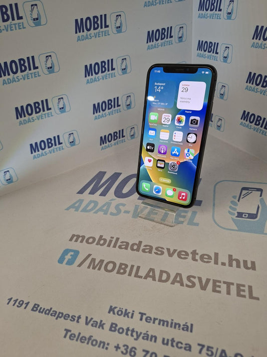 Apple iPhone X Kártyafüggetlen 64 GB, 12 hó garancia