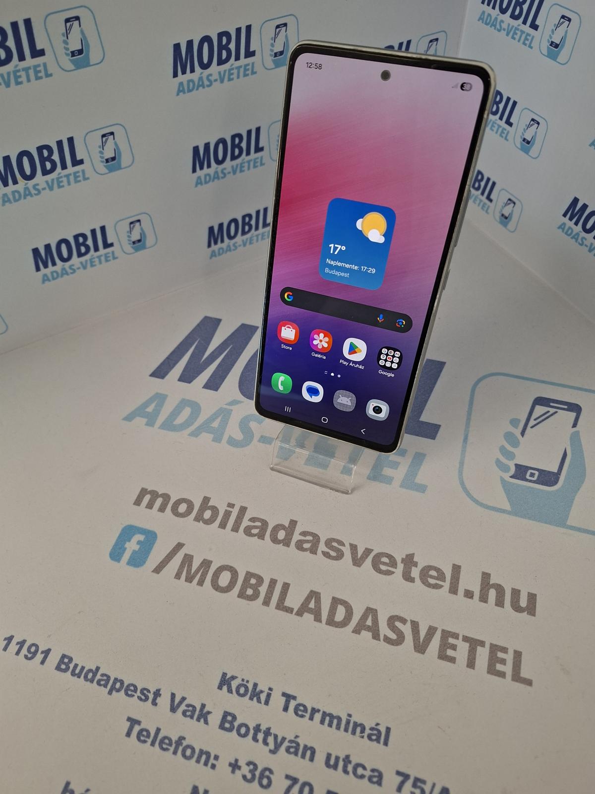 Samsung Galaxy A53 5G Kártyafüggetlen 128 GB 6 GB Ram, 12 hó garancia