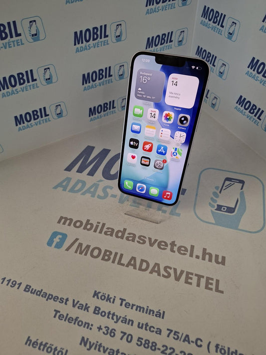 Apple iPhone 14 Kártyafüggetlen 128 GB, 12 hó garancia