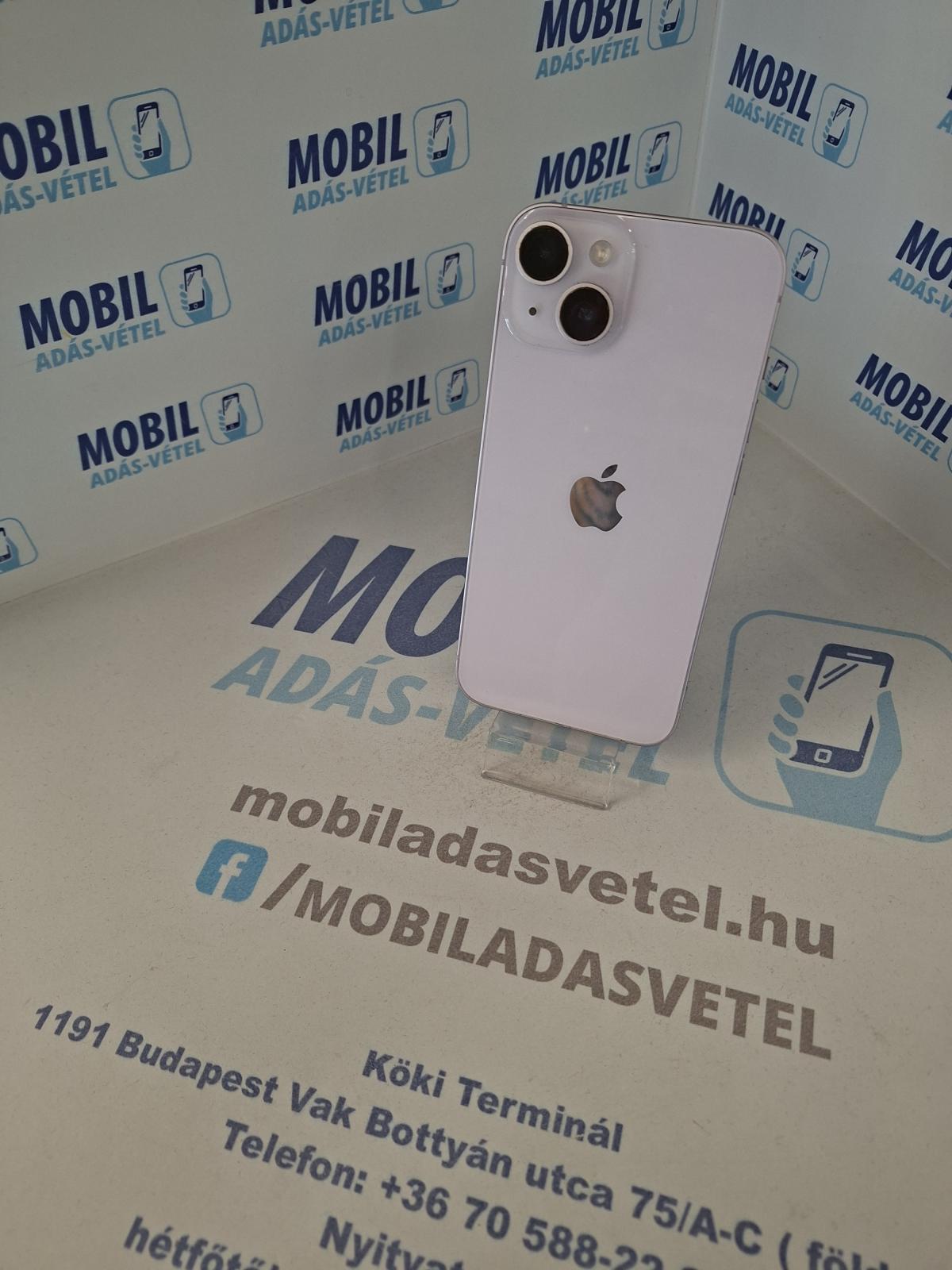 Apple iPhone 14 Kártyafüggetlen 128 GB, 12 hó garancia