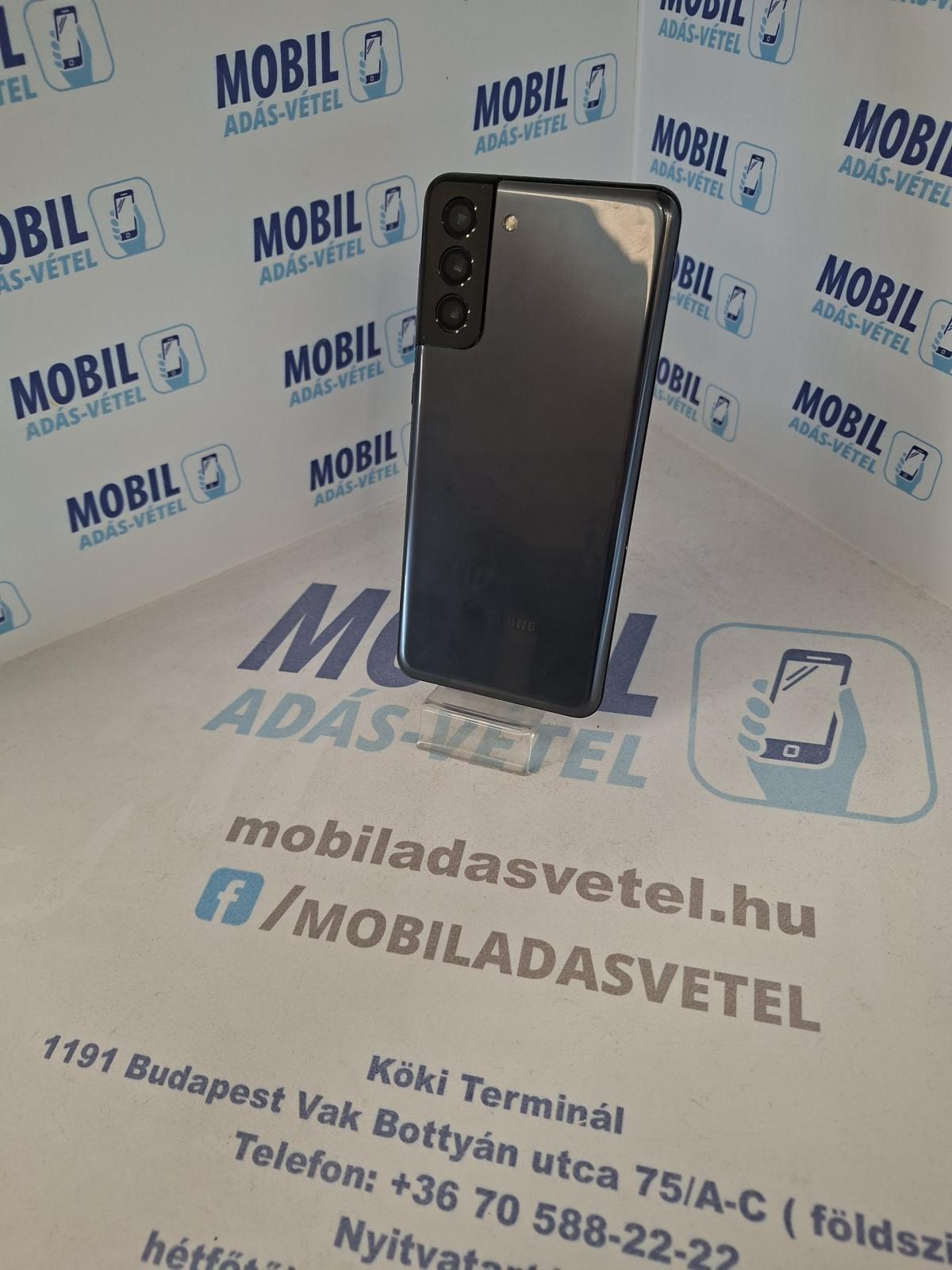 Samsung Galaxy S21+ 5G Kártyafüggetlen 128 GB 8 GB Ram, 12 hó garancia