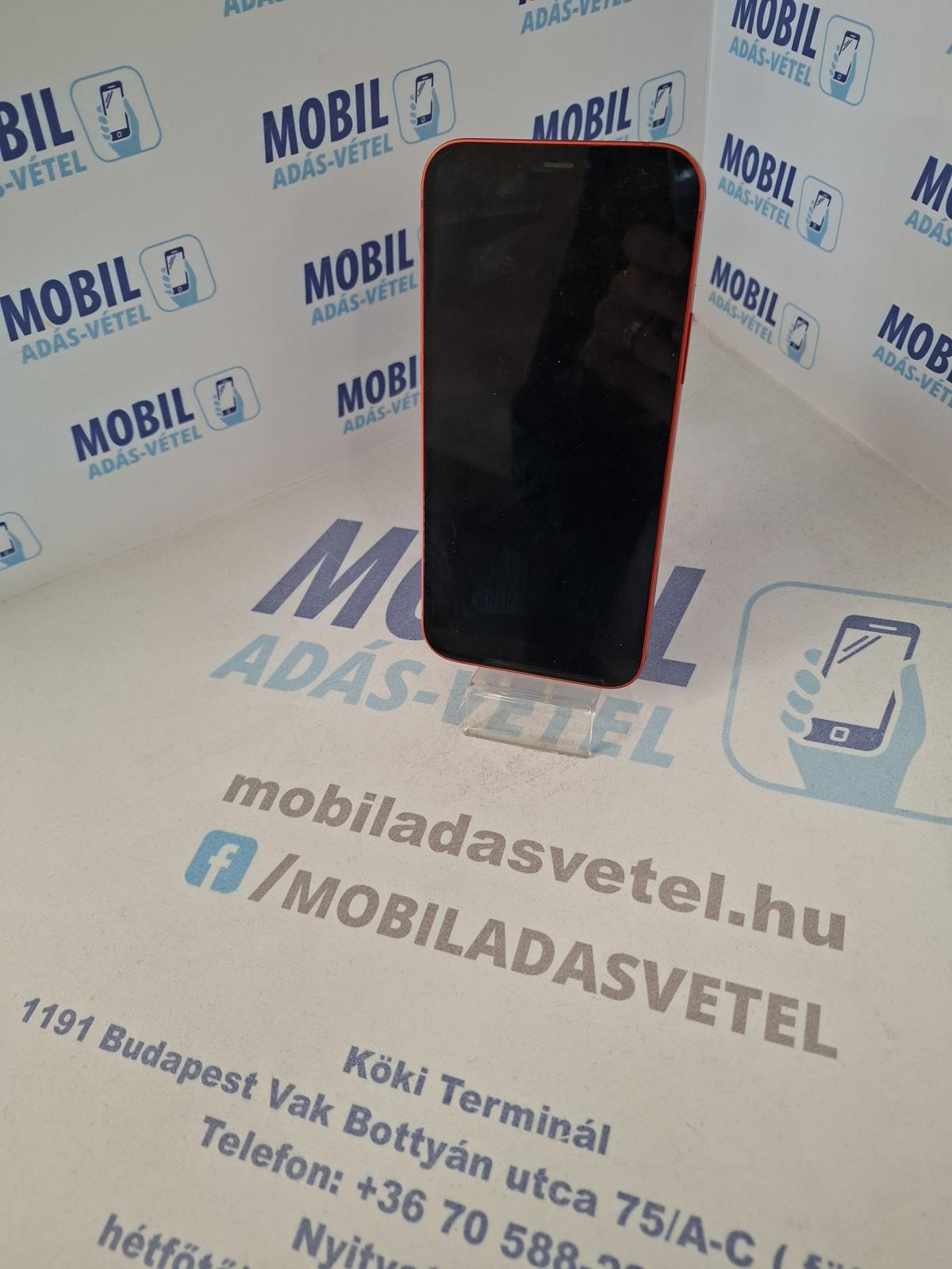 Apple iPhone 12 Kártyafüggetlen 128 GB, 12 hó garancia