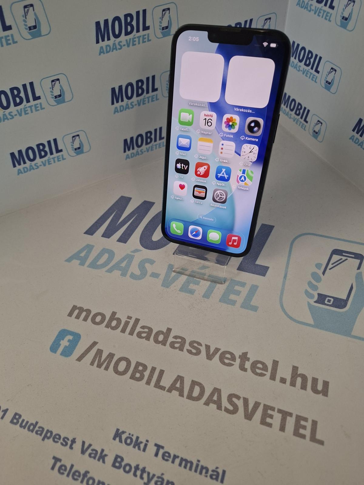 Apple iPhone 13 Kártyafüggetlen 256 GB, 12 hó garancia