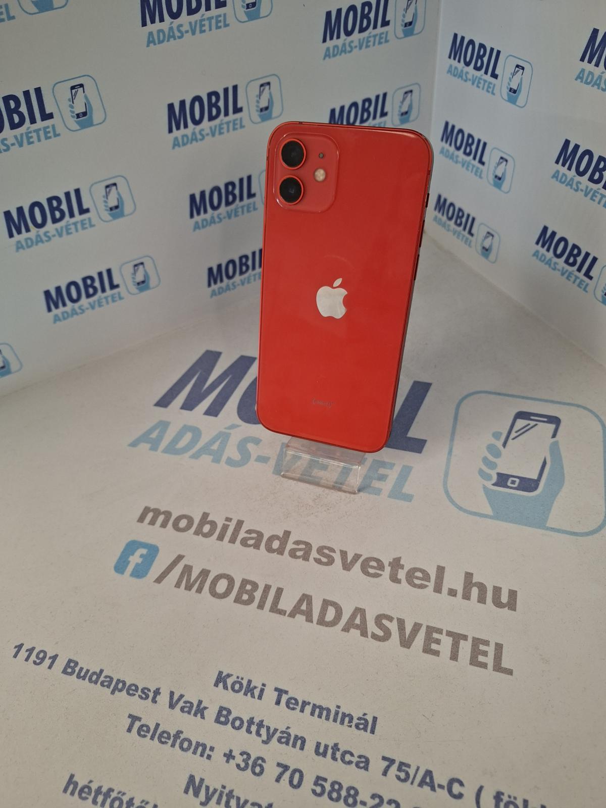 Apple iPhone 12 Kártyafüggetlen 128 GB, 12 hó garancia