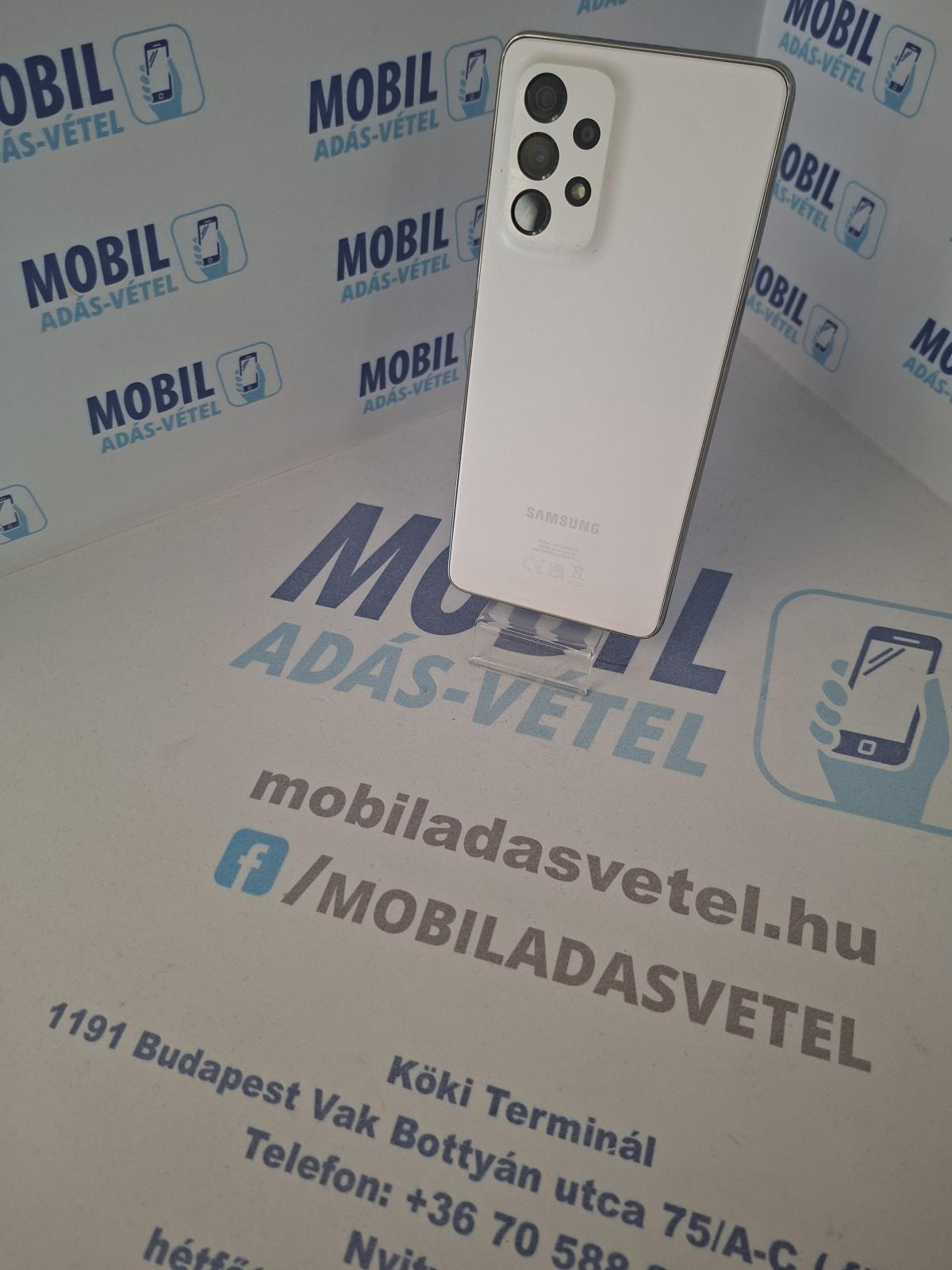 Samsung Galaxy A53 5G Kártyafüggetlen 128 GB, 12 hó garancia
