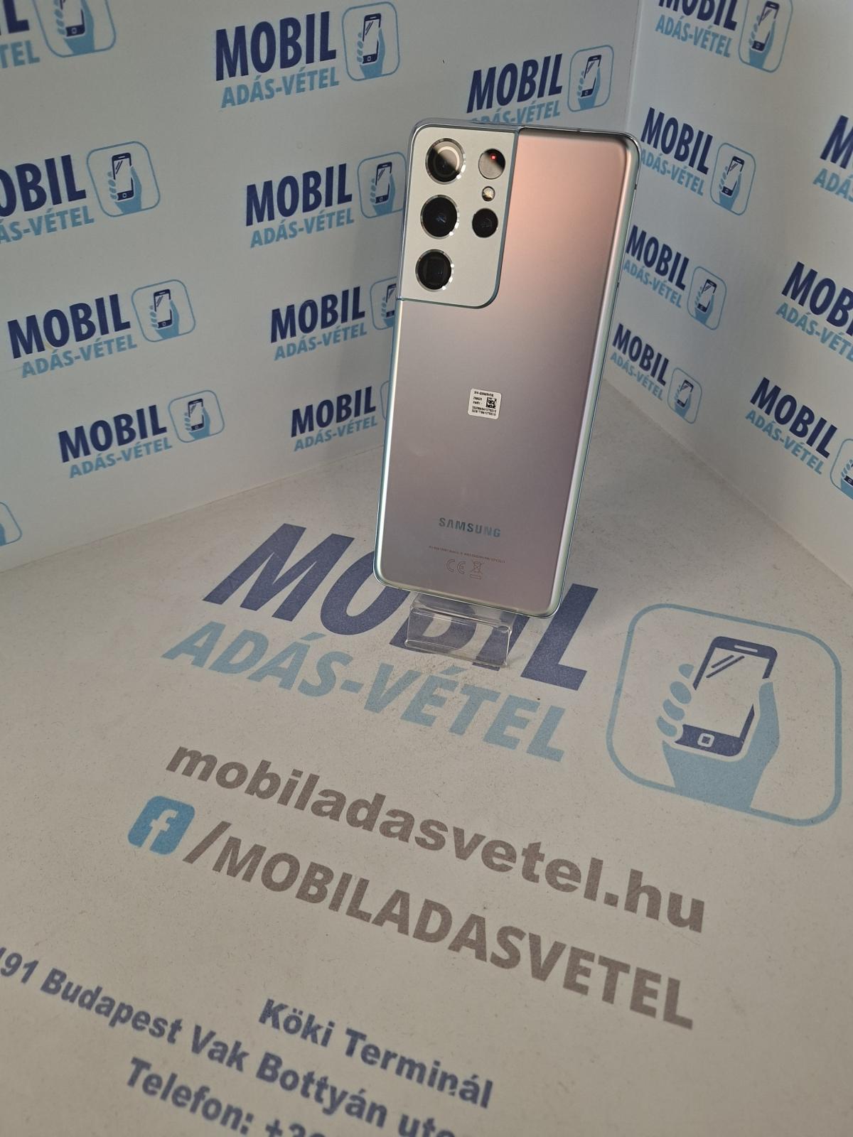 Samsung Galaxy S21 Ultra 5G Kártyafüggetlen 256 GB 12 GB Ram, 12 hó garancia