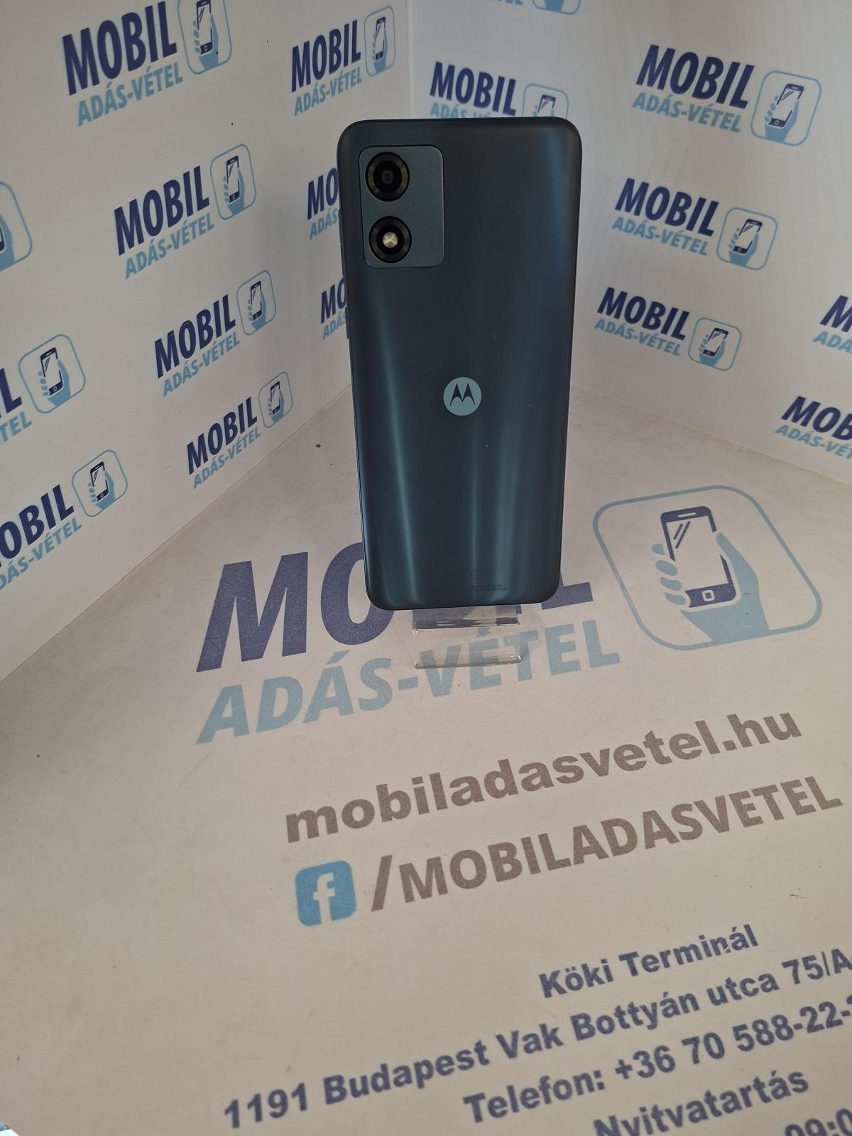 Motorola E13 Kártyafüggetlen 64 GB, 12 hó garancia