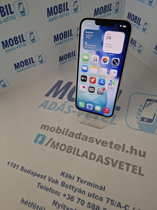 Apple iPhone 13 Kártyafüggetlen 128 GB, 12 hó garancia
