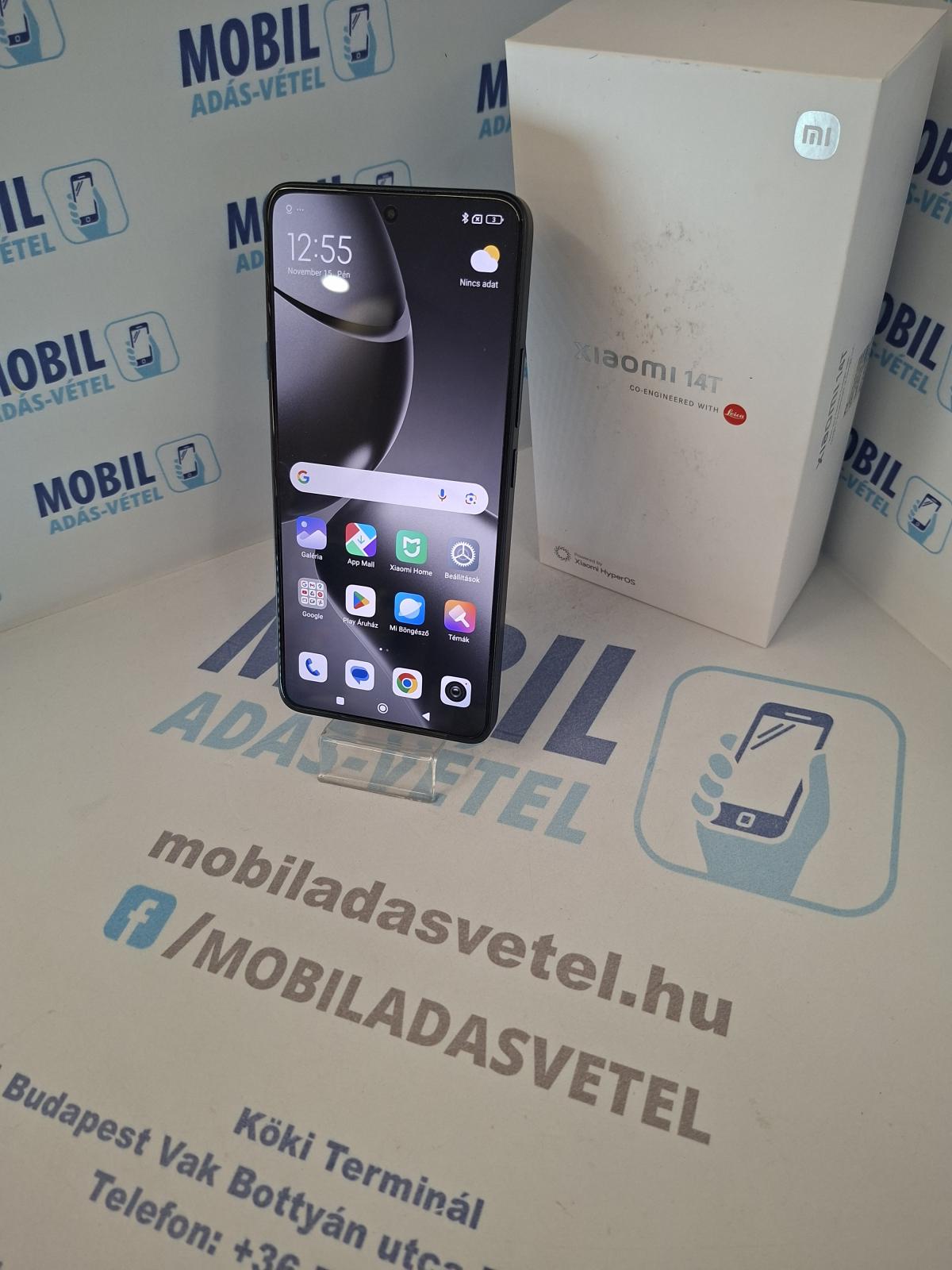 Xiaomi 14T Kártyafüggetlen 256 GB, 12 hó garancia