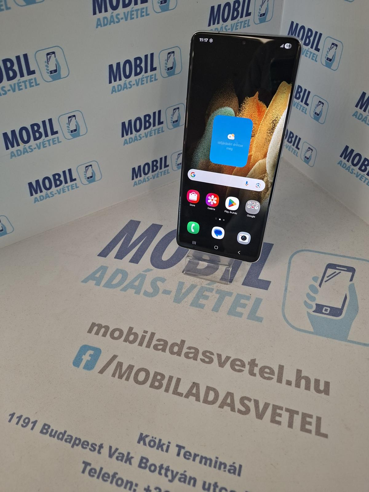 Samsung Galaxy S21 Ultra 5G Kártyafüggetlen 256 GB 12 GB Ram, 12 hó garancia