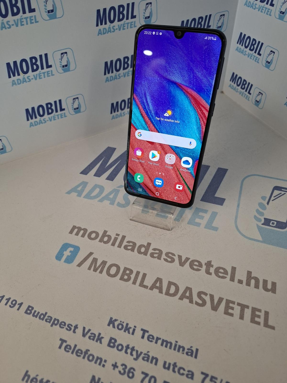 Samsung Galaxy A40 Kártyafüggetlen 64 GB, 12 hó garancia