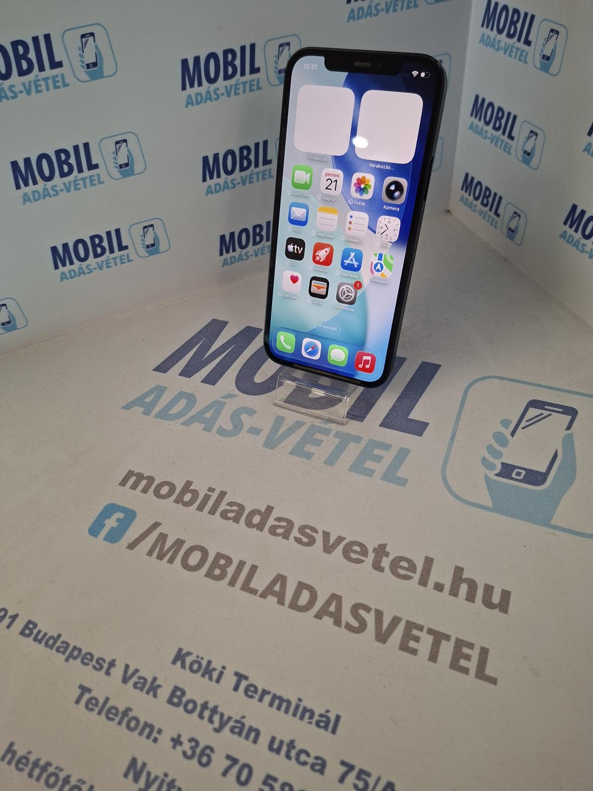 Apple iPhone 12 mini Kártyafüggetlen 256 GB, 12 hó garancia