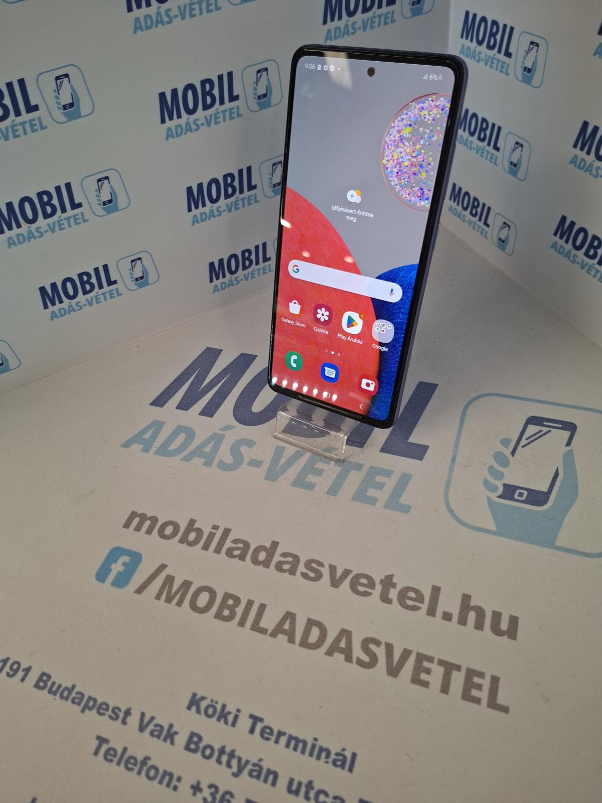 Samsung Galaxy A52s 5G Kártyafüggetlen 128 GB, 12 hó garancia