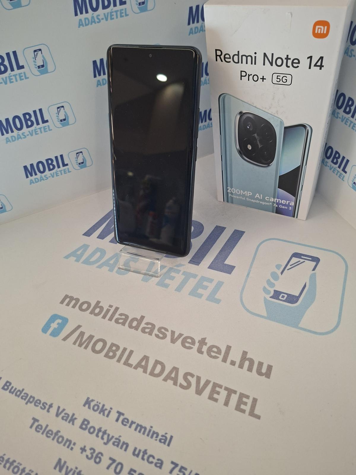 Xiaomi Redmi Note 14 Pro+ 5G Kártyafüggetlen 256 GB 8 GB Ram, 12 hó garancia