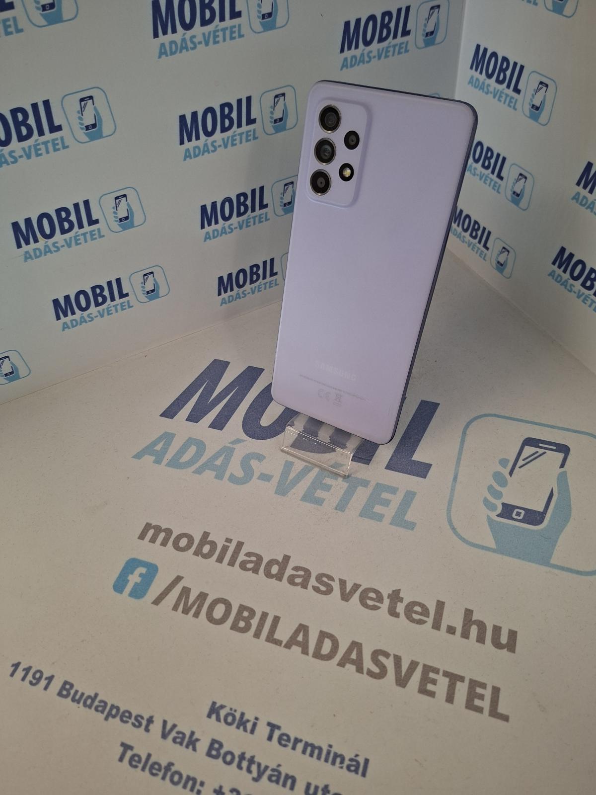 Samsung Galaxy A52s 5G Kártyafüggetlen 128 GB, 12 hó garancia