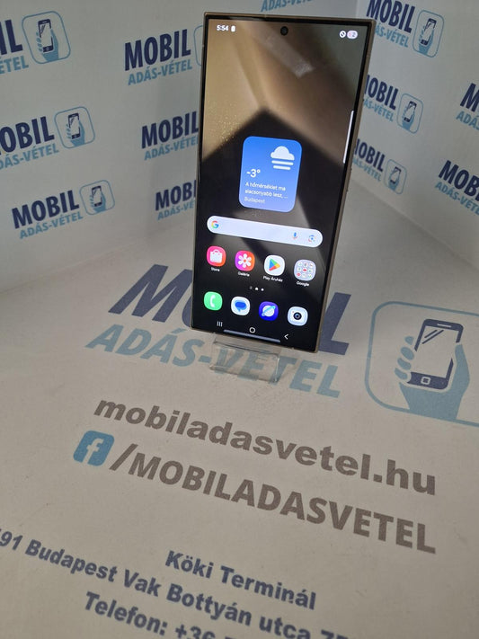 Samsung Galaxy S24 Ultra Kártyafüggetlen 256 GB, 12 hó garancia