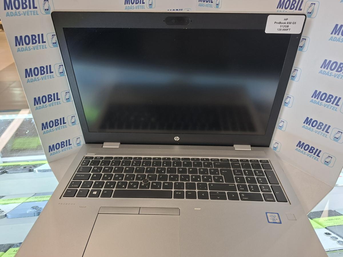 ProBook 650 G5 Wi-Fi 512 GB 16 GB Ram, 12 hó garancia
