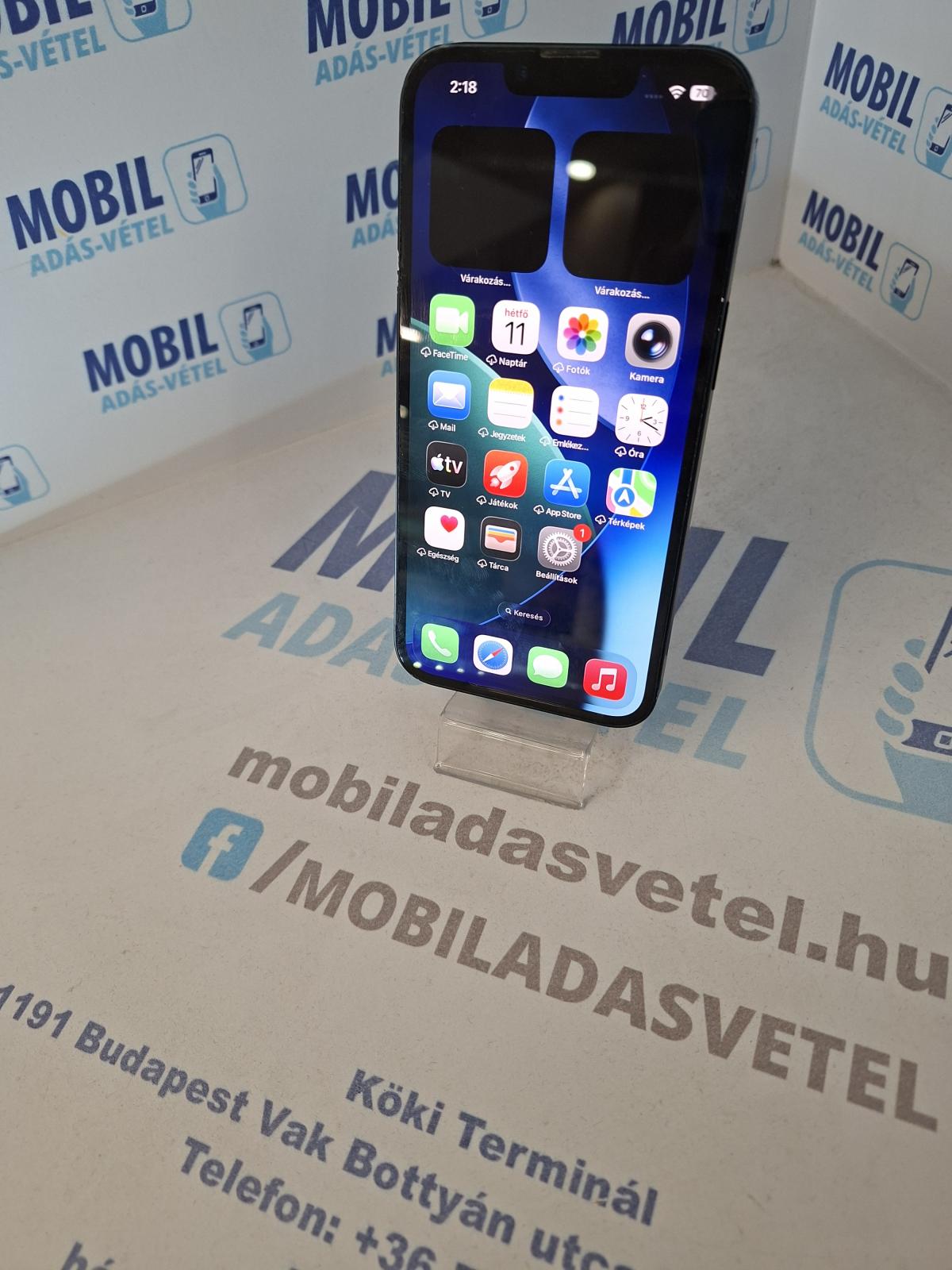 Apple iPhone 13 Kártyafüggetlen 128 GB, 12 hó garancia