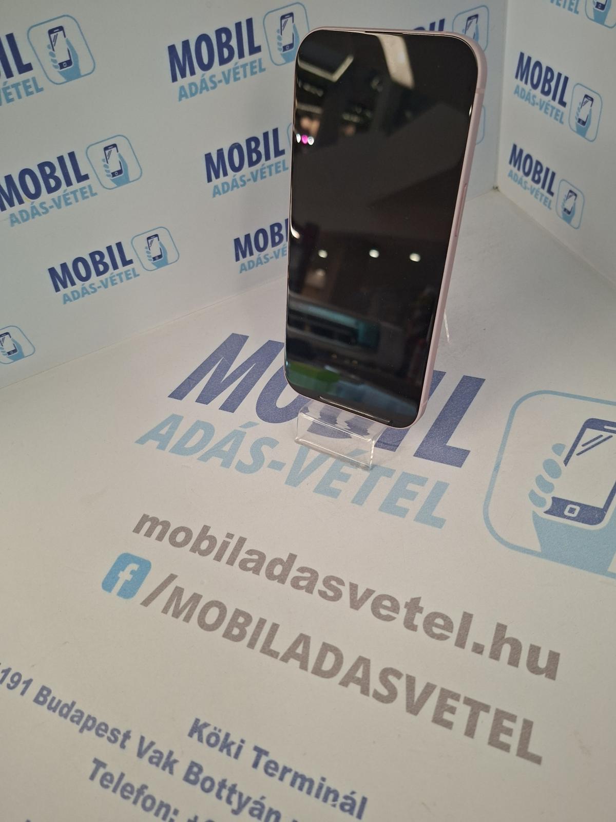 Apple iPhone 15 Kártyafüggetlen 128 GB, 12 hó garancia