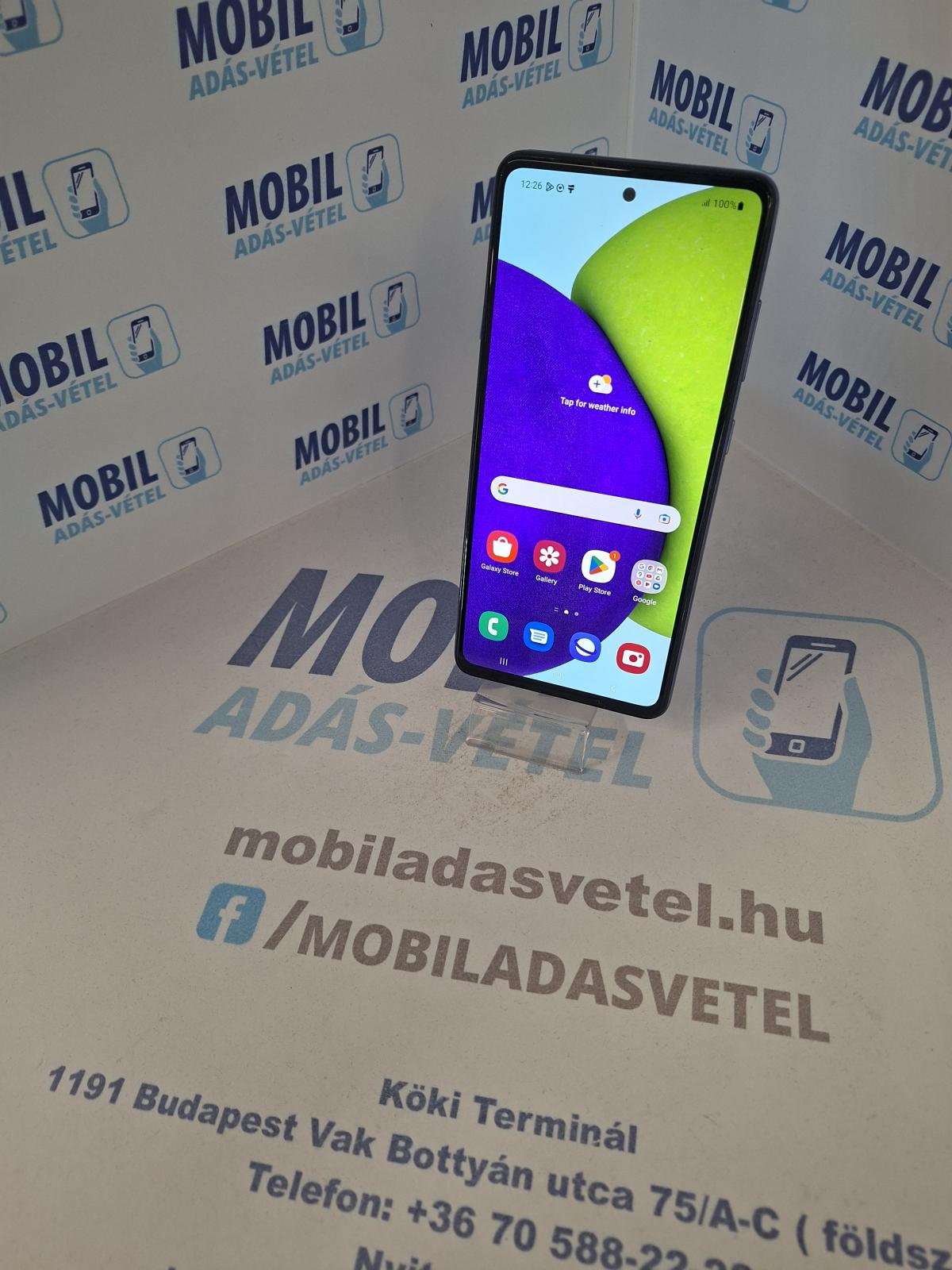 Samsung Galaxy A52 4G Kártyafüggetlen 128 GB 8 GB Ram, 12 hó garancia