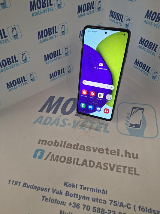 Samsung Galaxy A52 4G Kártyafüggetlen 128 GB 8 GB Ram, 12 hó garancia