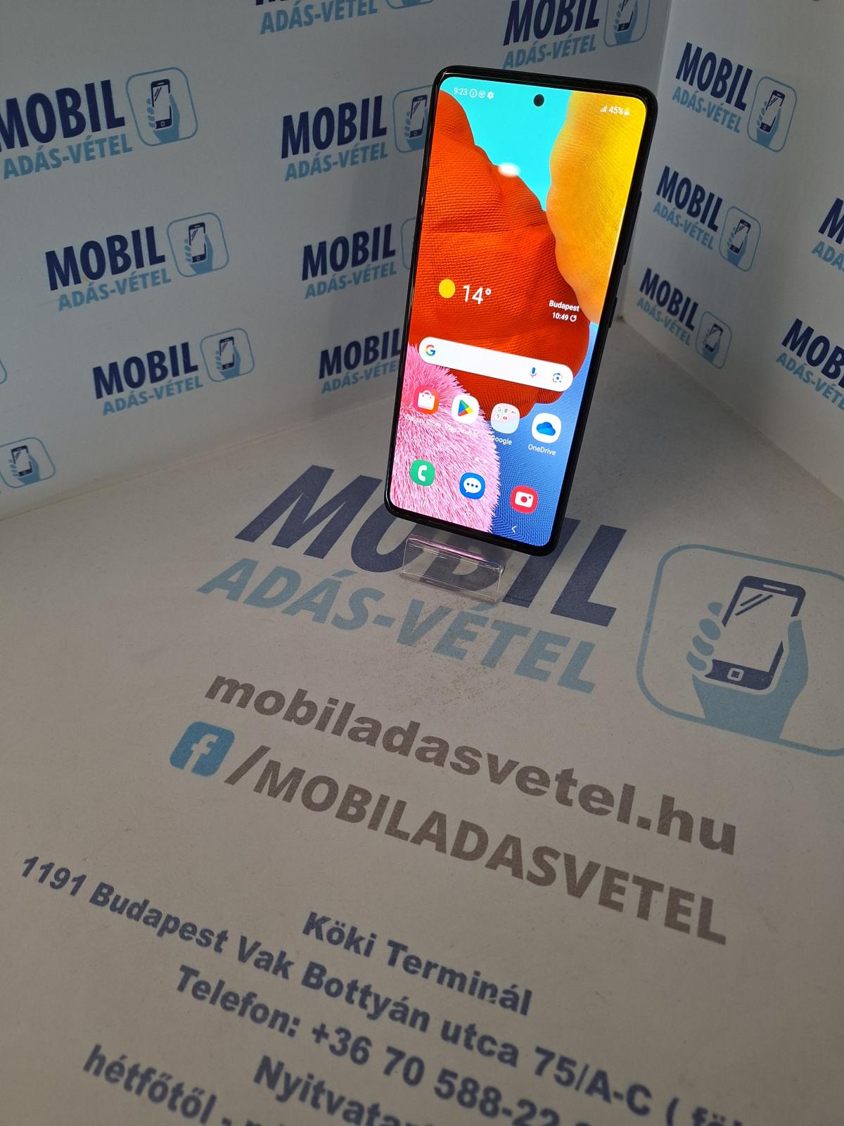 Samsung Galaxy A51 Kártyafüggetlen 128 GB 4 GB Ram, 12 hó garancia