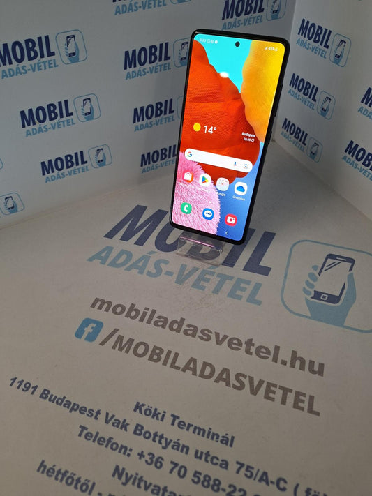 Samsung Galaxy A51 Kártyafüggetlen 128 GB 4 GB Ram, 12 hó garancia