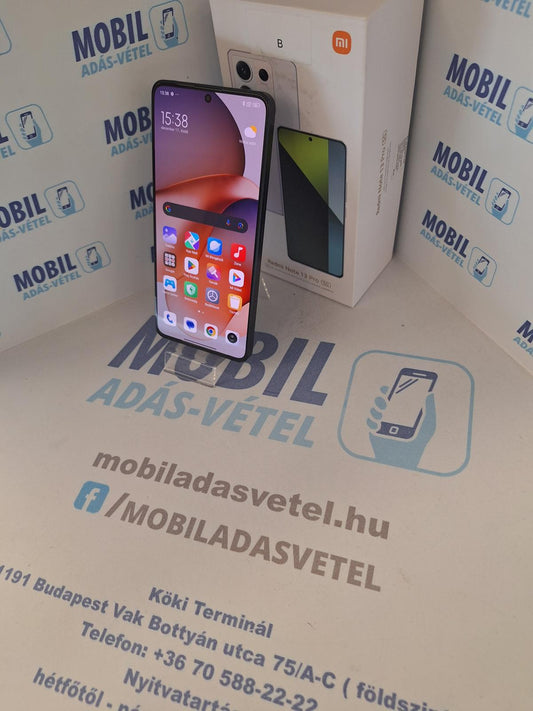 Xiaomi Redmi Note 13 Pro 5G (2024) Kártyafüggetlen 256 GB 8 GB Ram, 12 hó garancia