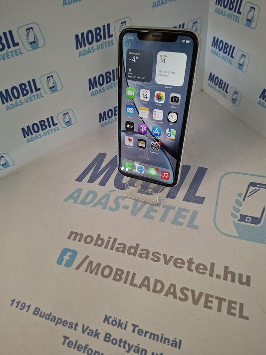 Apple iPhone XR Kártyafüggetlen 64 GB, 12 hó garancia